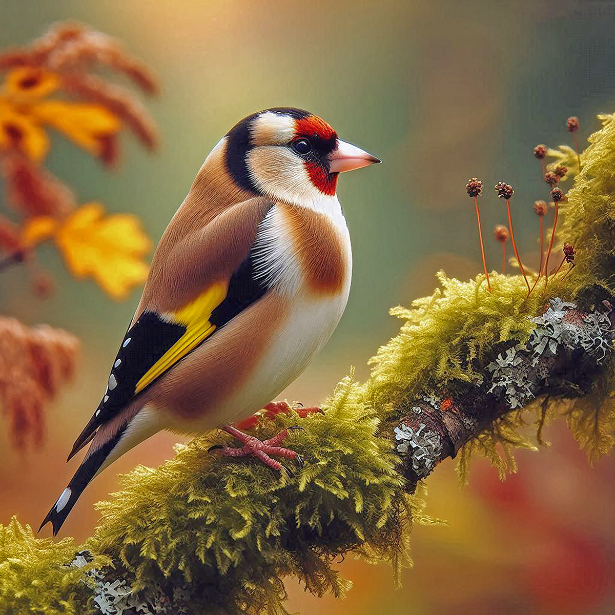 AI Generated Goldfinch 